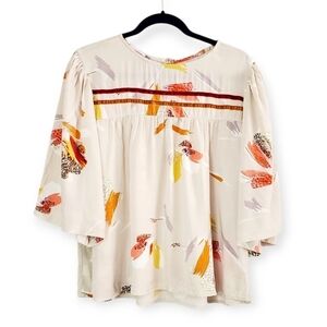 Ana Camila Floral Print Women's Boho Top